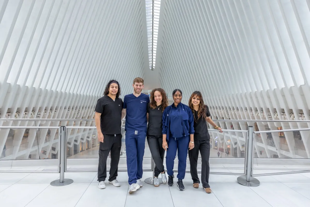Wall Street Orthodontics team inside the Oculus